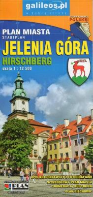 Okładka książki Plan miasta - Jelenia Góra, Piechowice 1:12 500