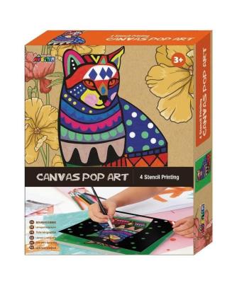 Opakowanie Płótno Pop art Kot