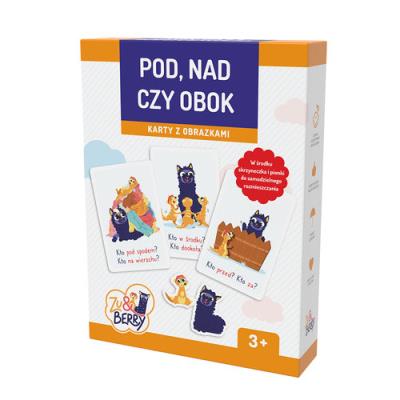 Pod, nad czy obok. Wydawca: Trefl. SmakLiter.pl Opakowanie Pod, nad czy obok