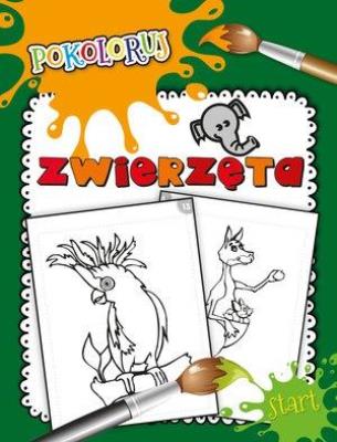 Okładka książki Pokoloruj. Zwierzęta