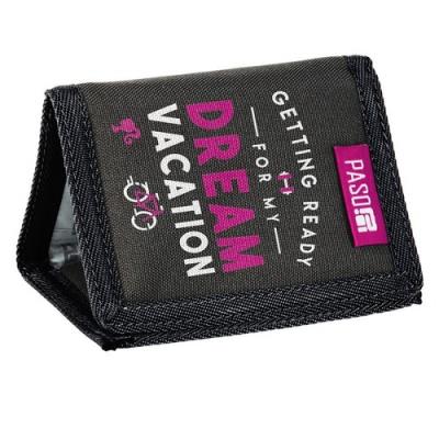 Opakowanie Portfel Barbie różowo-czarny  Barbie