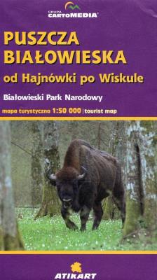Puszcza Białowieska od Hajnówki po Wiskule. Wydawca: Sygnatura. SmakLiter.pl Opakowanie Puszcza Białowieska od Hajnówki po Wiskule