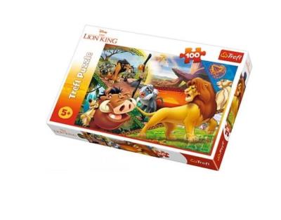 Opakowanie Puzzle 100 Przygody Simby TREFL
