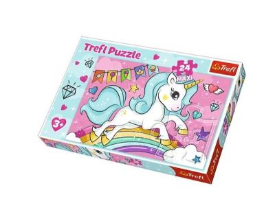 Opakowanie Puzzle 24 maxi Słodki Jednorożec TREFL