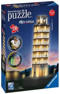 Opakowanie Puzzle 3D Krzywa wieża w Pisie - NIGHT EDITION 216