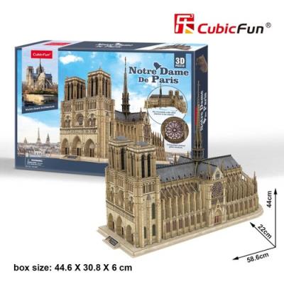 Opakowanie Puzzle 3D Notre Dame de Paris