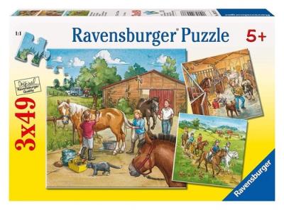 Opakowanie Puzzle Dzień w stadninie3x49 EL.