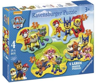 Opakowanie Puzzle Psi Patrol Wszyscy Bohaterowie 4w1