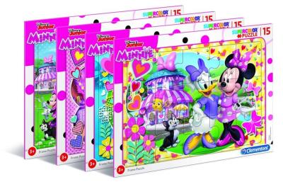 Opakowanie Puzzle ramkowe 15 Super kolor Minnie happy helpers