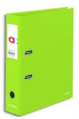 Opakowanie Segregator A4 7cm z dźwignią zielony AMBAR