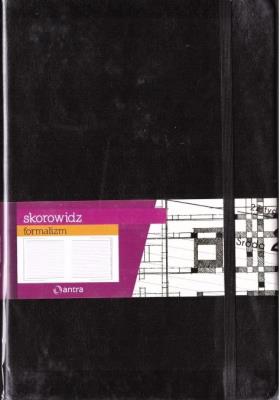 Opakowanie Skorowidz A5 Formalizm czarny ANTRA