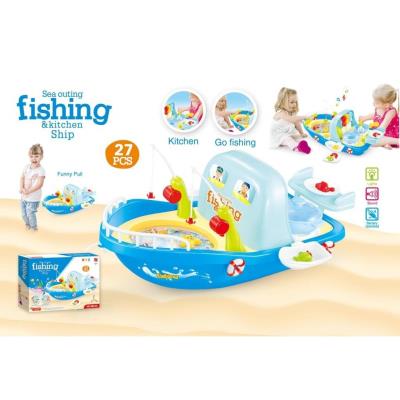 Opakowanie Statek wędkarski do łowienia rybek