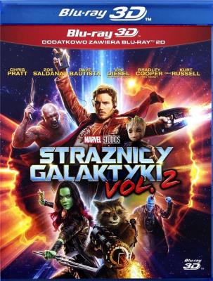 Strażnicy Galaktyki vol. 2 (2 Blu-ray) 3D. Autor: James Gunn. SmakLiter.pl Okładka książki Strażnicy Galaktyki vol. 2 (2 Blu-ray) 3D