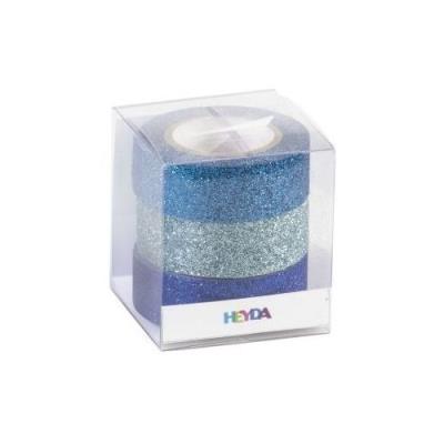 Opakowanie TASIEMKI BROKATOWE NIEBIESKIE 20-35843 76