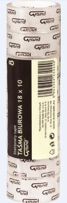Opakowanie Taśma biurowa 18mmx10mm 8szt GRAND