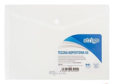 Opakowanie Teczka kopertowa A5 transparentna STRIGO