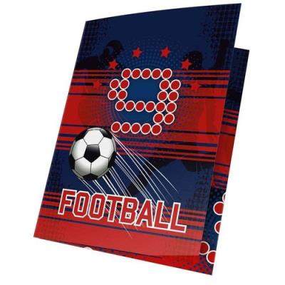 Opakowanie Teczka z gumką A4 granatowo-czerwona 15 sztuk