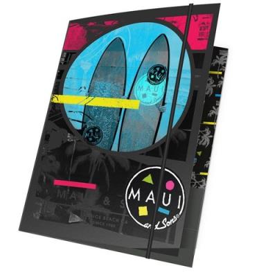 Opakowanie Teczka z gumką A4 Maui and Sons 5 sztuk