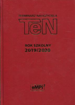 Terminarz nauczyciela TEN Rok szkolny 2019/2020 bordowy. Wydawca: eMPi2 Mariana Pietraszewskiego. SmakLiter.pl Opakowanie Terminarz nauczyciela TEN Rok szkolny 2019/2020 bordowy