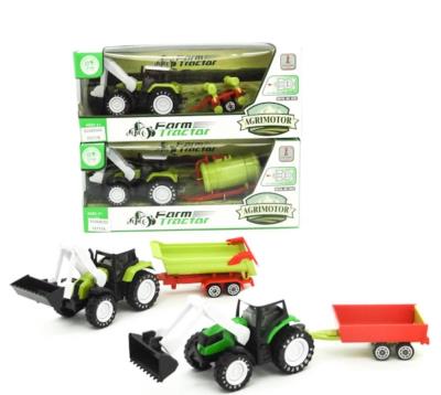 Opakowanie Traktor metalowy z przyczepą