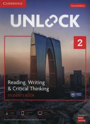 Unlock 2 Reading, Writing, & Critical Thinking Student's Book. Autor: ONeill Richard, Lewis Michele, Sowton Chris. SmakLiter.pl Okładka książki Unlock 2 Reading, Writing, & Critical Thinking Student's Book