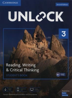 Unlock 3 Reading, Writing, & Critical Thinking Student's Book. Autor: Westbrook Carolyn, Lida Baker, Sowton Chris. SmakLiter.pl Okładka książki Unlock 3 Reading, Writing, & Critical Thinking Student's Book