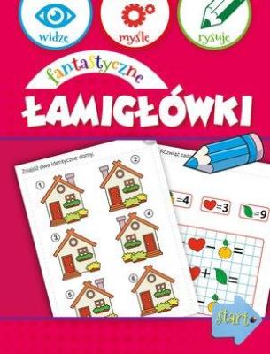 Okładka książki Widzę, myślę, rysuję. Fantastyczne łamigłówki