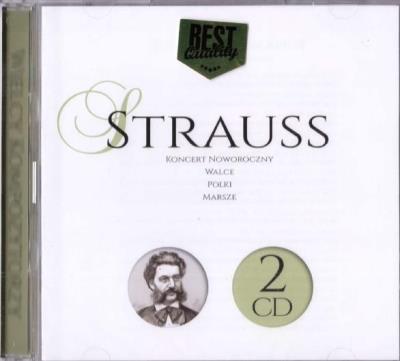 Wielcy kompozytorzy - Strauss (2 CD). Autor: Johann Strauss II. SmakLiter.pl Okładka książki Wielcy kompozytorzy - Strauss (2 CD)