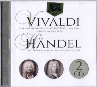 Wielcy kompozytorzy - Vivaldi, Handel (2 CD). Autor: Jerzy Fryderyk-Handel. SmakLiter.pl Okładka książki Wielcy kompozytorzy - Vivaldi, Handel (2 CD)