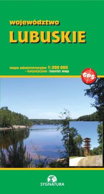 Województwo lubuskie 1:200 000. Autor:   Praca zbiorowa. SmakLiter.pl Okładka książki Województwo lubuskie 1:200 000