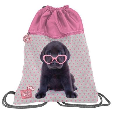 Opakowanie Worek na buty Studio Pets w różowe serduszka