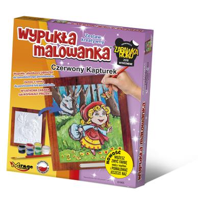 Opakowanie WYPUKŁA MALOWANKA BAJKA CZERWONY KAPTUREK 61805