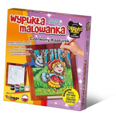 Opakowanie Wypukła malowanka Bajka Czerwony kapturek