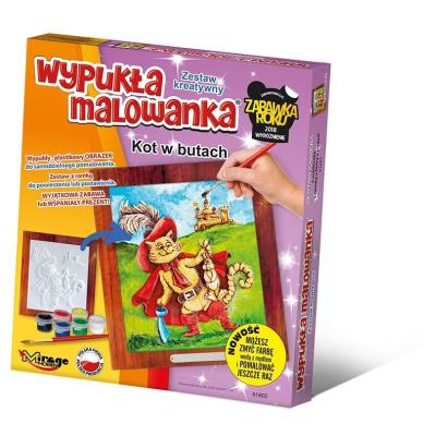 Opakowanie Wypukła malowanka Bajka Kot w butach