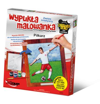 Opakowanie Wypukła malowanka Sport Piłkarz
