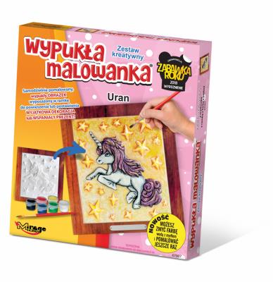 Opakowanie Wypukła malowanka - Jednorożec Uran