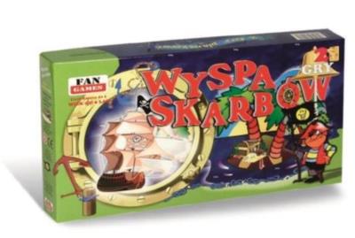Wyspa skarbów 2 gry FAN. Wydawca: Fan. SmakLiter.pl Opakowanie Wyspa skarbów 2 gry FAN