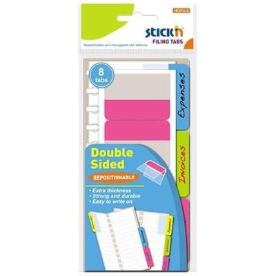 Opakowanie Zakładki do archiwizacji dwustronne 51x72mm 4 kol.