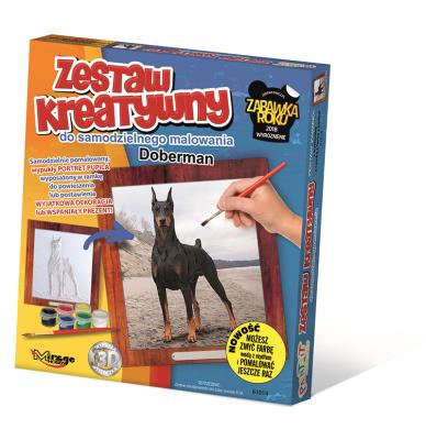 Opakowanie Zestaw Kreatywny do malowania - Doberman