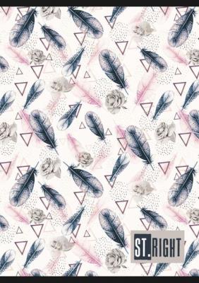 Opakowanie Zeszyt A5 St.Right 60 kartek w kratkę mix3 10 sztuk