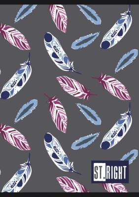 Opakowanie Zeszyt A5 St.Right 60 kartek w kratkę mix4 10 sztuk