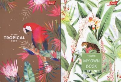 Opakowanie Zeszyt A5 w linie 60 kartek Tropic 10 sztuk mix