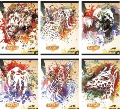 Opakowanie Zeszyt A5/54K Street Safari (10szt)