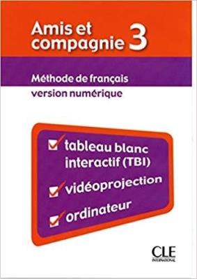Okładka książki Amis et compagnie 3 materiały do tablicy interakty