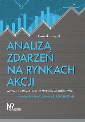 Analiza zdarzeń na rynkach akcji. Autor: Gurgul Henryk. SmakLiter.pl Okładka książki Analiza zdarzeń na rynkach akcji