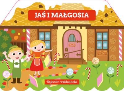 Okładka książki Bajkowe rozkładanki. Jaś i Małgosia