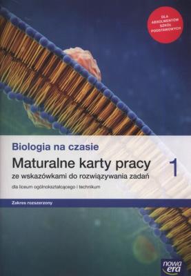 Biologia na czasie. Maturalne karty pracy ze wskazówkami do rozwiązywania zadań dla liceum ogólnokształcącego i technikum, część 1, zakres rozszerzony LO 1 KP ZR 2019 NE. Autor: Januszewska-Hasiec Barbara, RENATA STENCEL, Anna Tychmanow. SmakLiter.pl Okładka książki Biologia na czasie. Maturalne karty pracy ze wskazówkami do rozwiązywania zadań dla liceum ogólnokształcącego i technikum, część 1, zakres rozszerzony LO 1 KP ZR 2019 NE