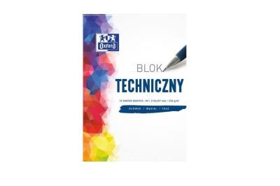 Blok techniczny A4/10K 250G biały (20szt) OXFORD. Wydawca: Oxford. SmakLiter.pl Opakowanie Blok techniczny A4/10K 250G biały (20szt) OXFORD