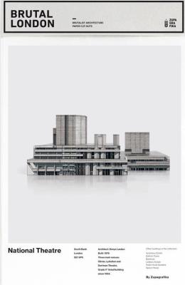 Okładka książki Brutal London: National Theatre