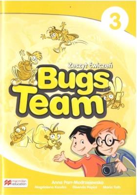 Bugs Team 3 Zeszyt ćwiczeń MACMILLAN. Autor: Anna Parr-Modrzejweska. SmakLiter.pl Okładka książki Bugs Team 3 Zeszyt ćwiczeń MACMILLAN